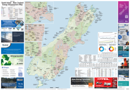 New Zealand Energy Infrastructure Map – South Island