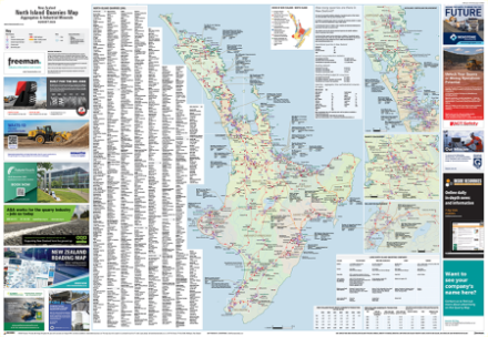 Quarry Map - North Island