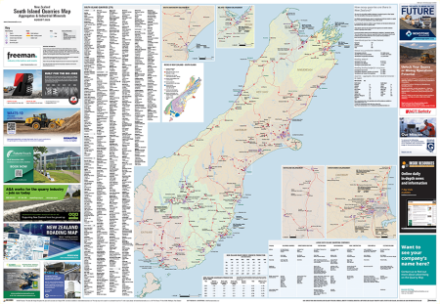 Quarry Map - South Island